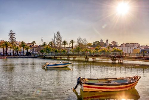 Hafen von Tavira, Portugal