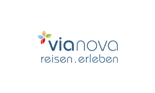 Logo vianova, Thüringer Reiseveranstalter, buchbar bei REISEBÜRO Wache, Erfurt